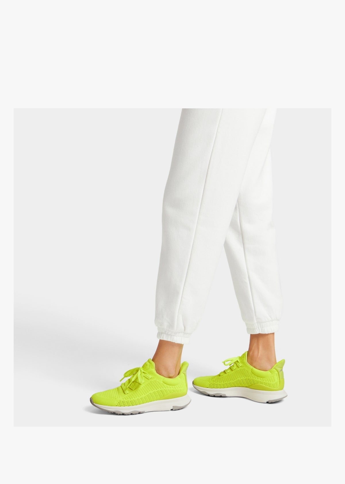 Vitamin FFX Knit Electric Yellow Trainers