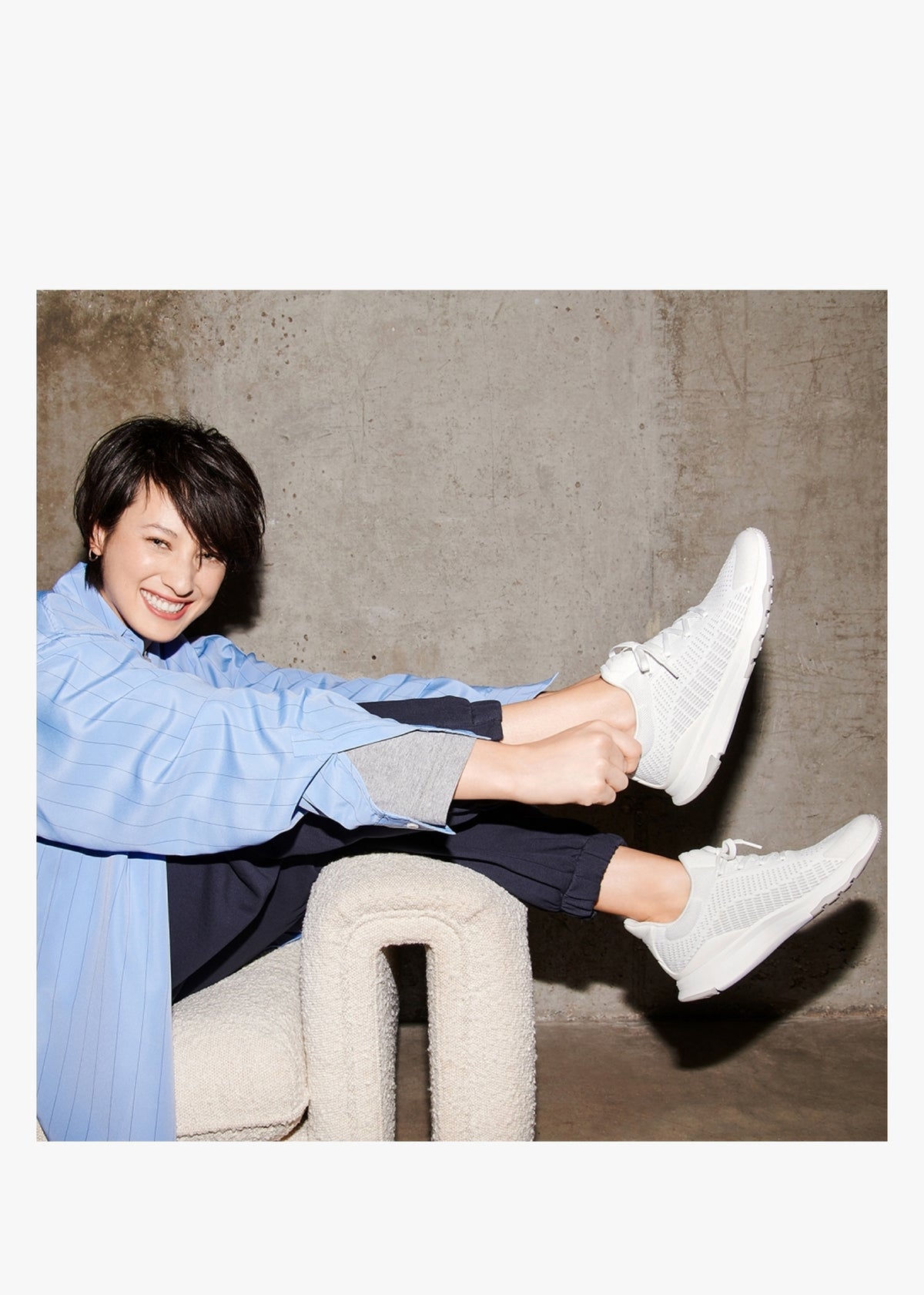 Vitamin FFX Knit Urban White Mix Trainers
