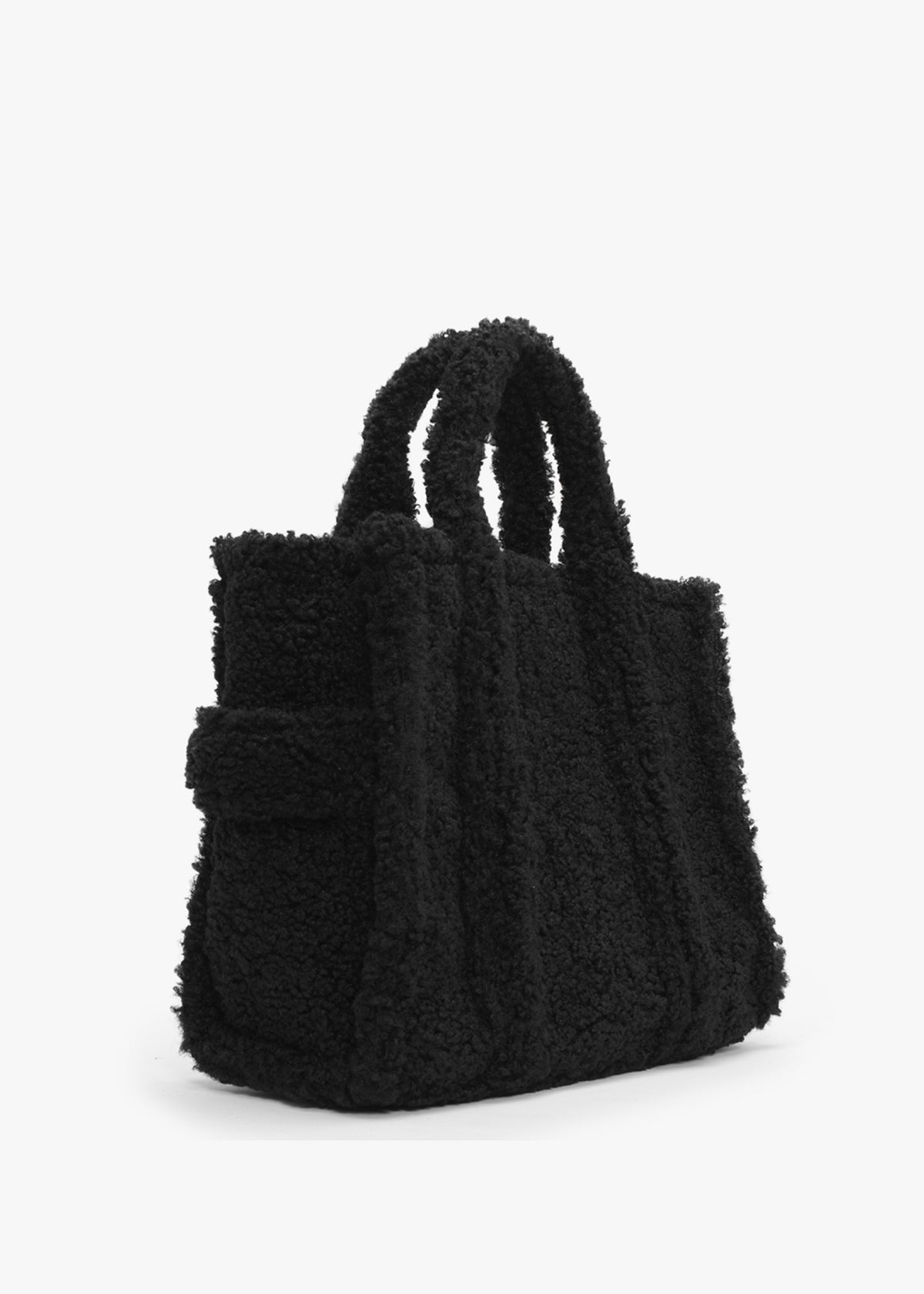 The Teddy Medium Black Tote Bag