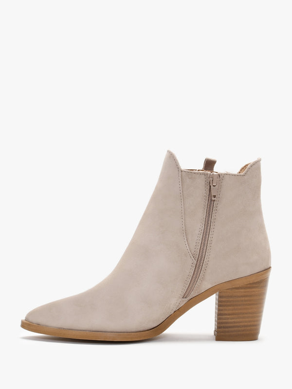 Oakland Dessert Suede Lattice Ankle Boots