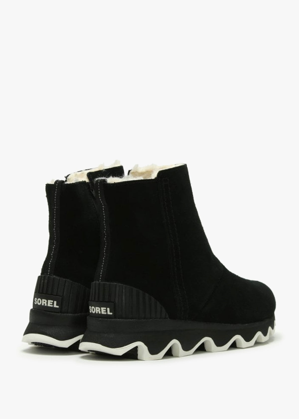 Kinetic Black Suede Short Boots