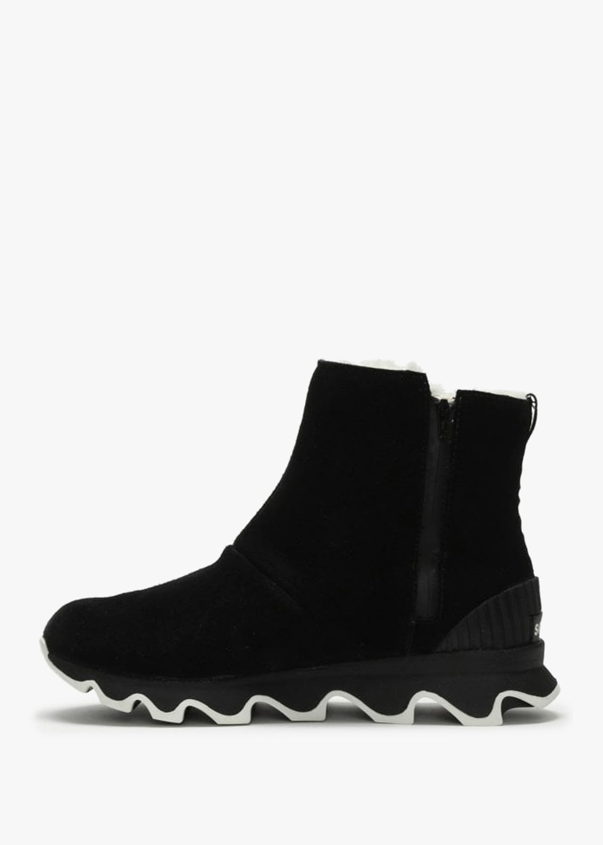 Kinetic Black Suede Short Boots
