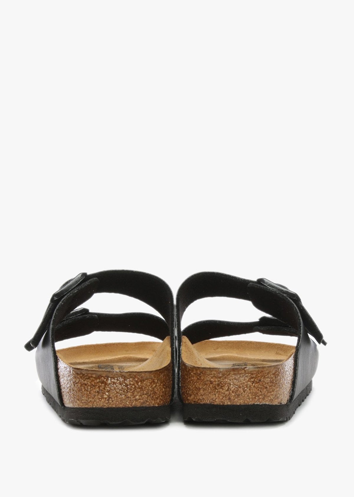 Arizona Birko-Flor Black Two Bar Mules