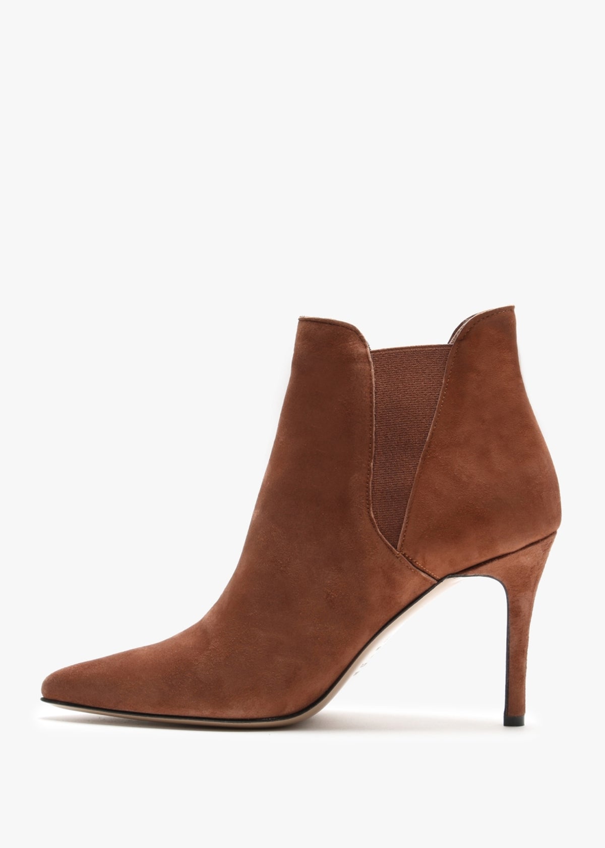 Adril Tan Suede Ankle Boots