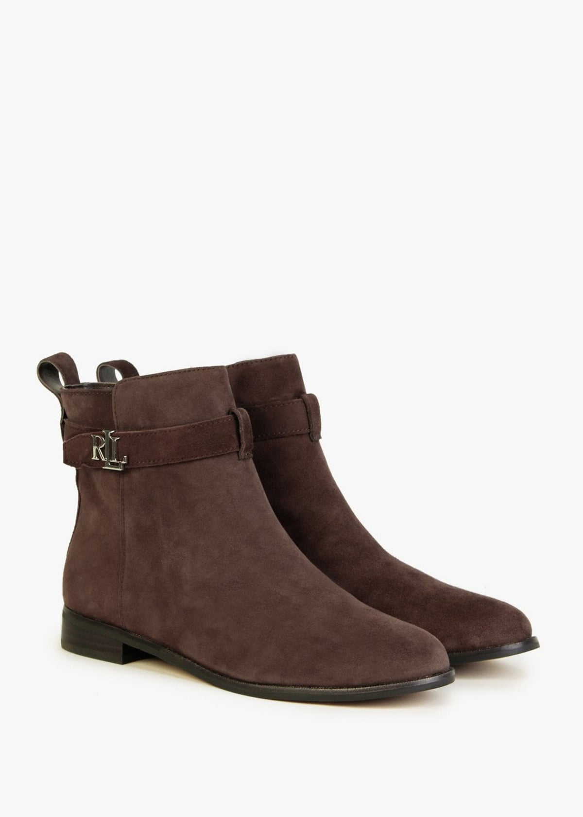 Briele Brown Suede Ankle Boots