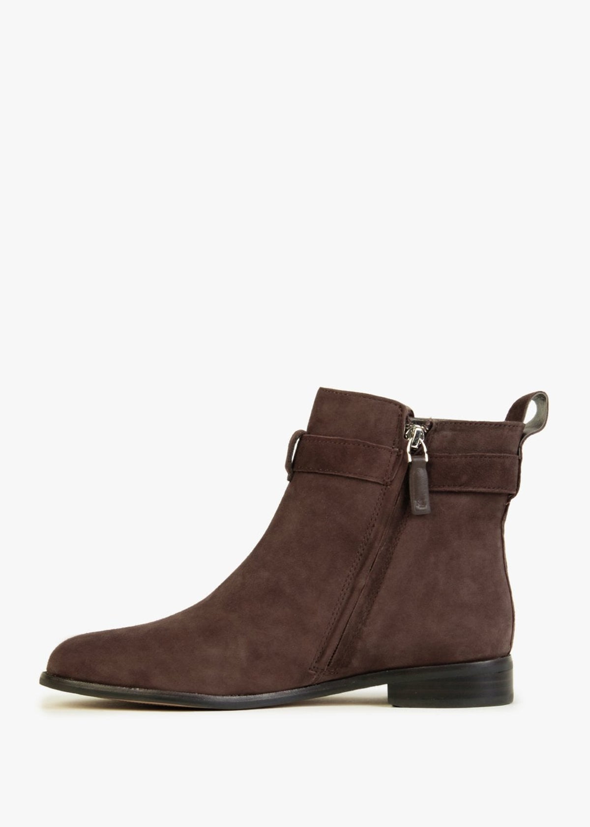 Briele Brown Suede Ankle Boots