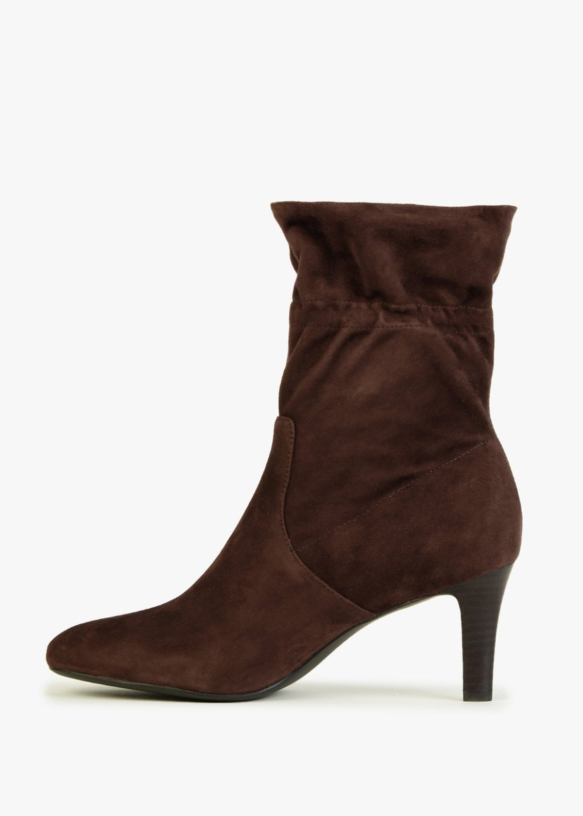 Candace Brown Suede Ankle Boots