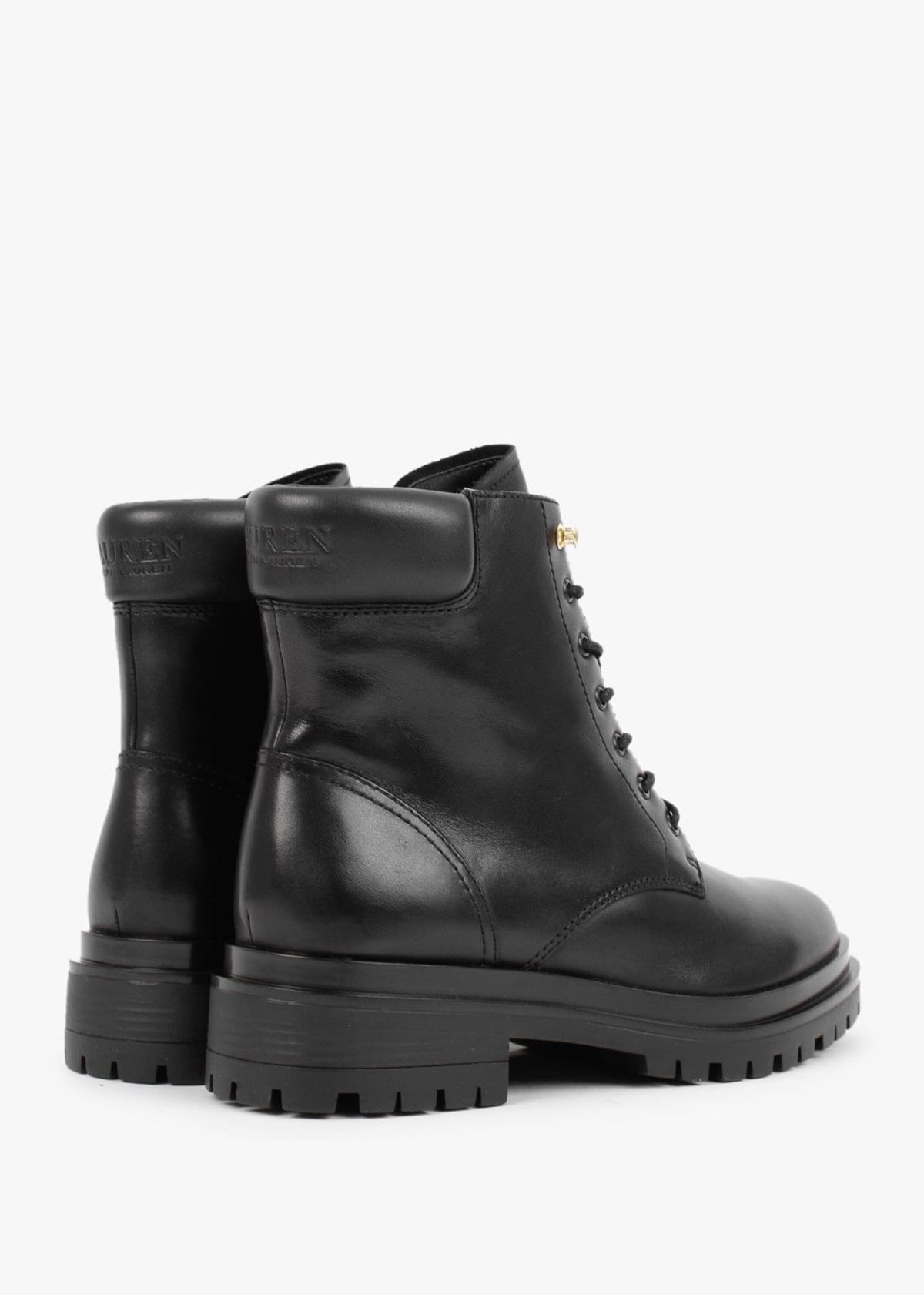 Carlee Black Leather Ankle Boots