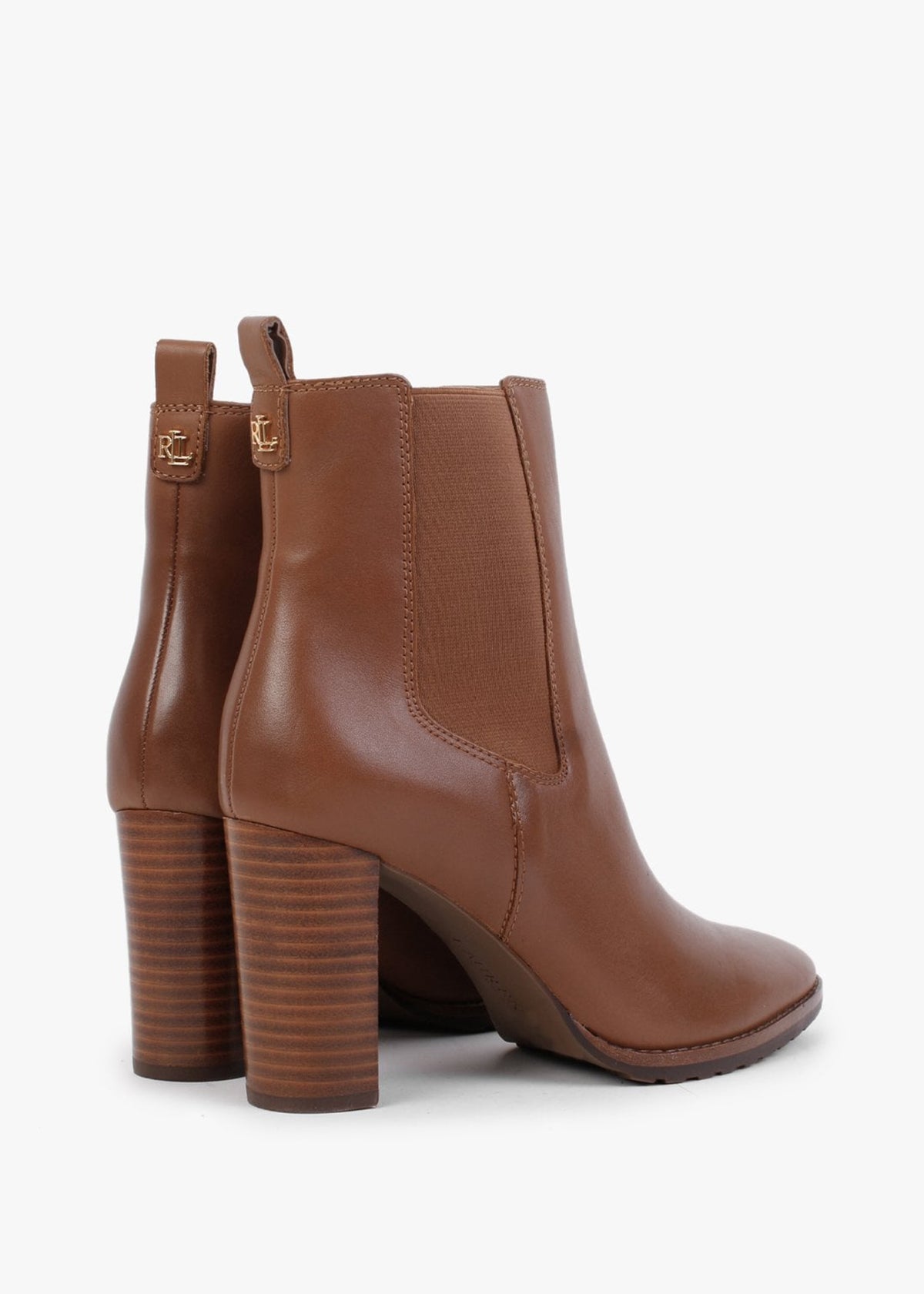 Mylah Polo Tan Leather Ankle Boots