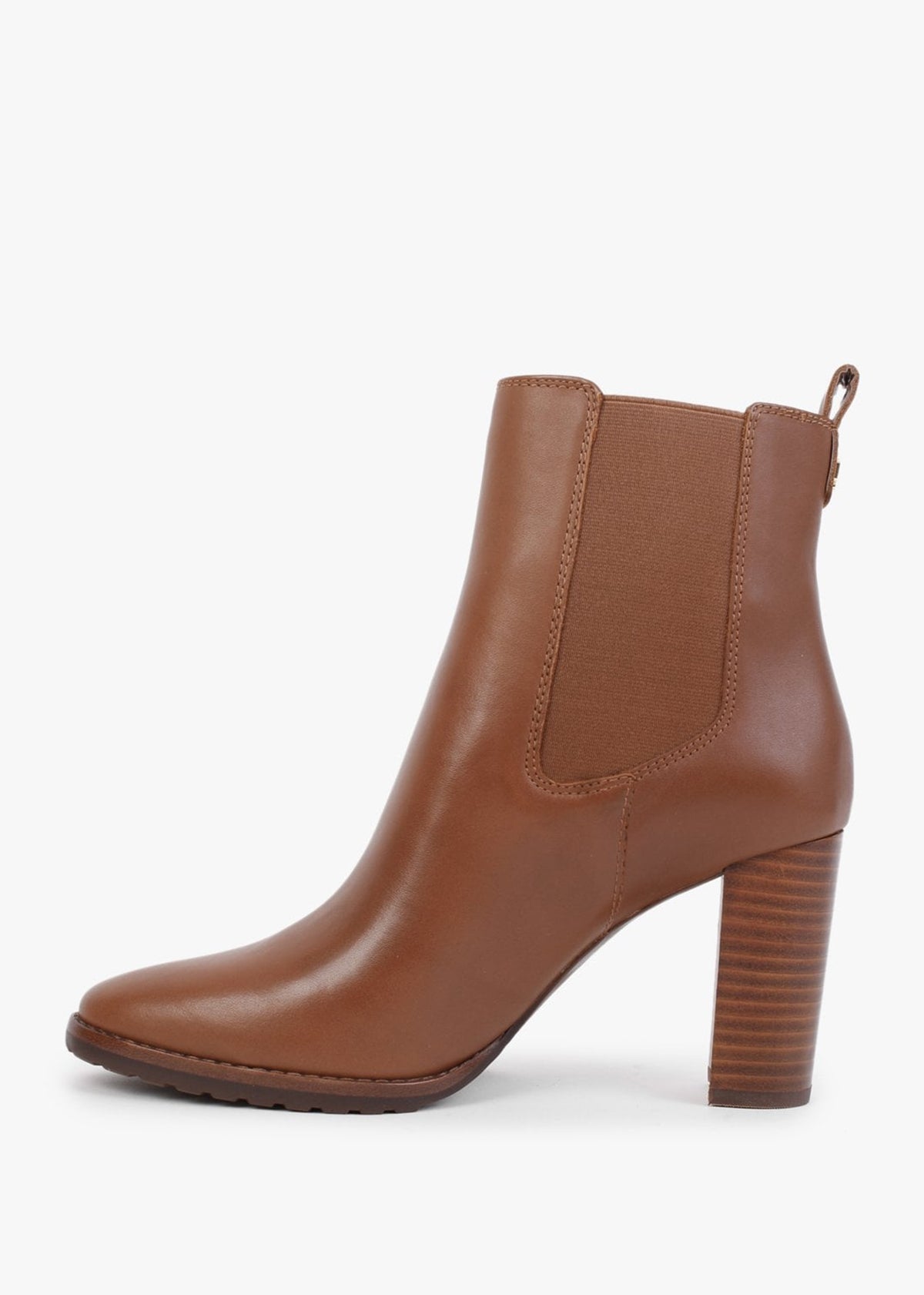 Mylah Polo Tan Leather Ankle Boots