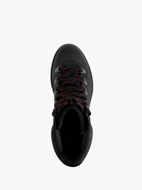 Lennox Black Leather Hiker STKD Waterproof Boots
