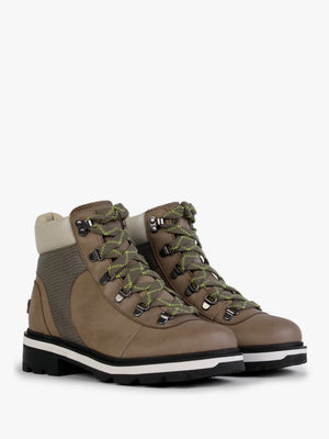 Lennox Stone Green Laurel Leaf Leather Hiker STKD Waterproof Boots
