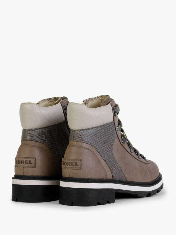 Lennox Stone Green Laurel Leaf Leather Hiker STKD Waterproof Boots