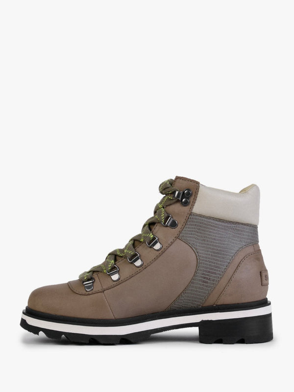 Lennox Stone Green Laurel Leaf Leather Hiker STKD Waterproof Boots