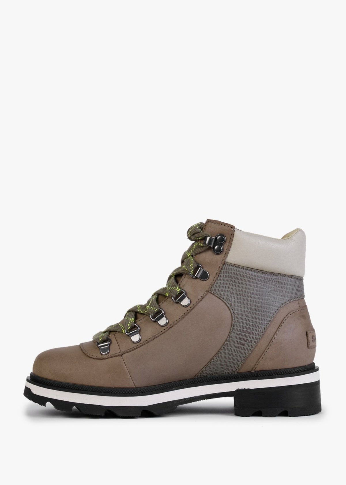 Lennox Stone Green Laurel Leaf Leather Hiker STKD Waterproof Boots