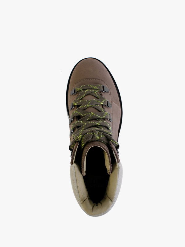 Lennox Stone Green Laurel Leaf Leather Hiker STKD Waterproof Boots