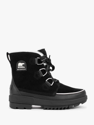 Torino II Parc Shearling Black Leather Waterproof Boots