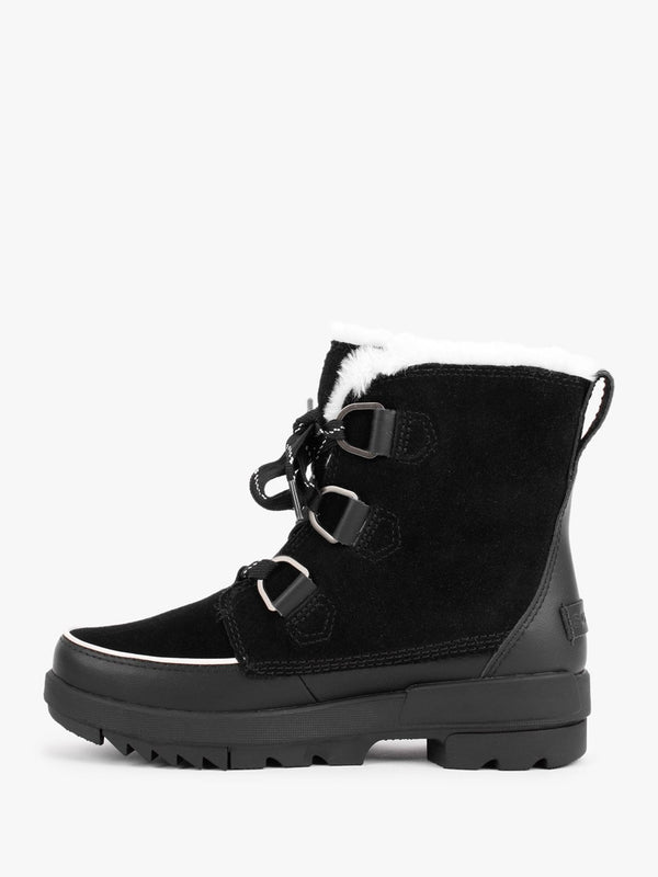 Torino II Parc Shearling Black Leather Waterproof Boots