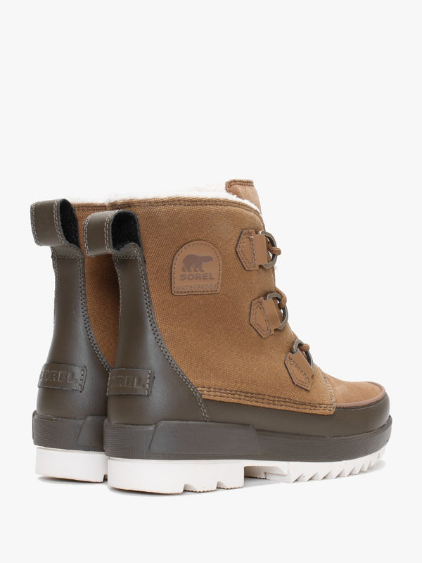 Torino II Parc Shearling Velvet Tan Olive Green Waterproof Boots