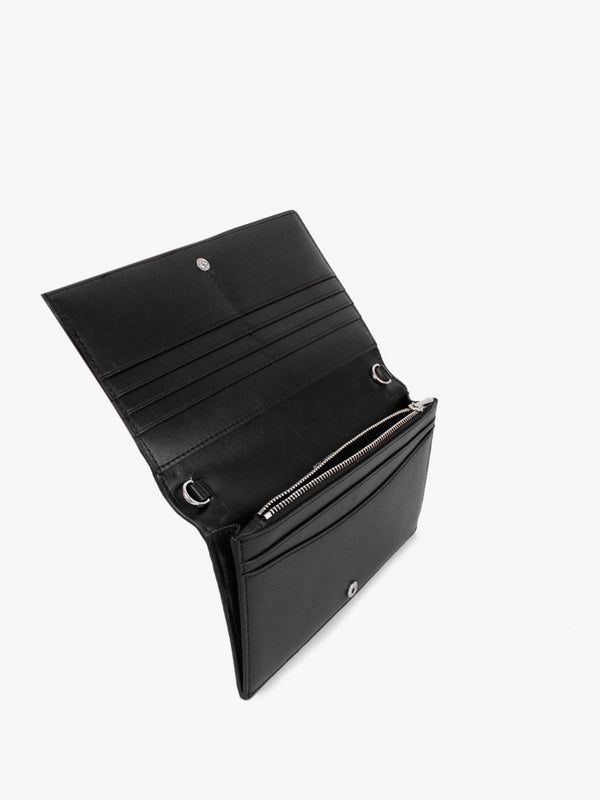 The Mini Black Leather Cross-Body Bag