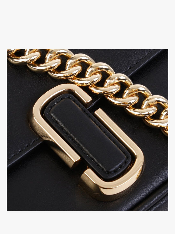 The Mini Black Leather Shoulder Bag