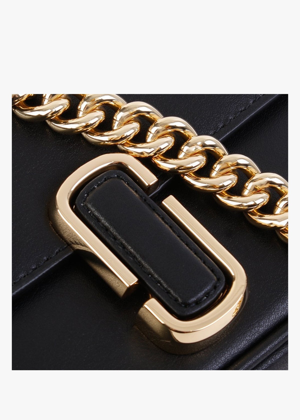 The Mini Black Leather Shoulder Bag