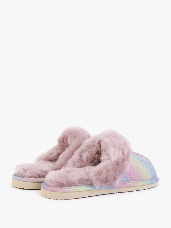 Soglit Multicoloured Sheepskin Slippers