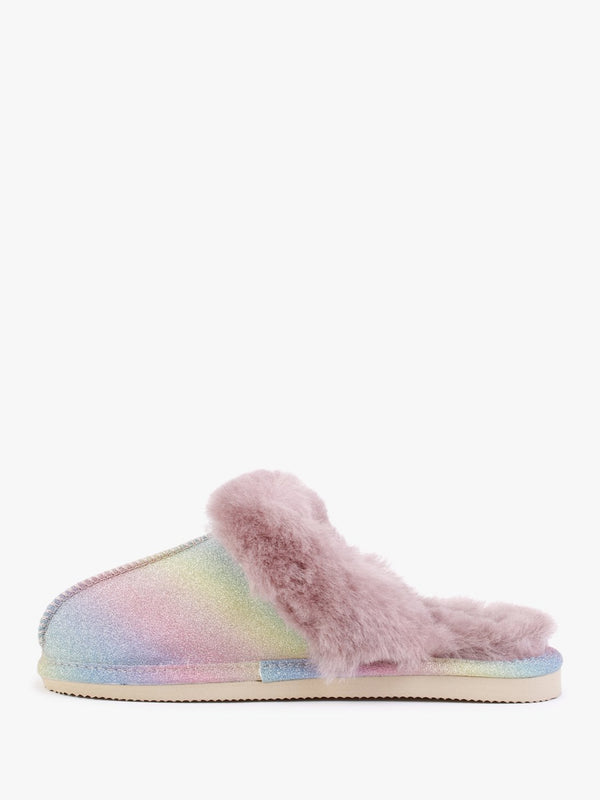 Soglit Multicoloured Sheepskin Slippers