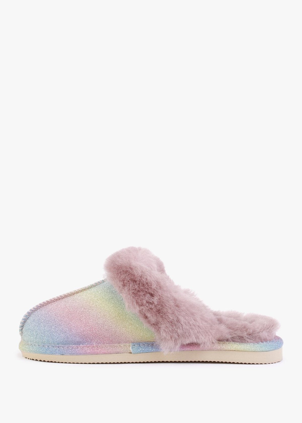 Soglit Multicoloured Sheepskin Slippers