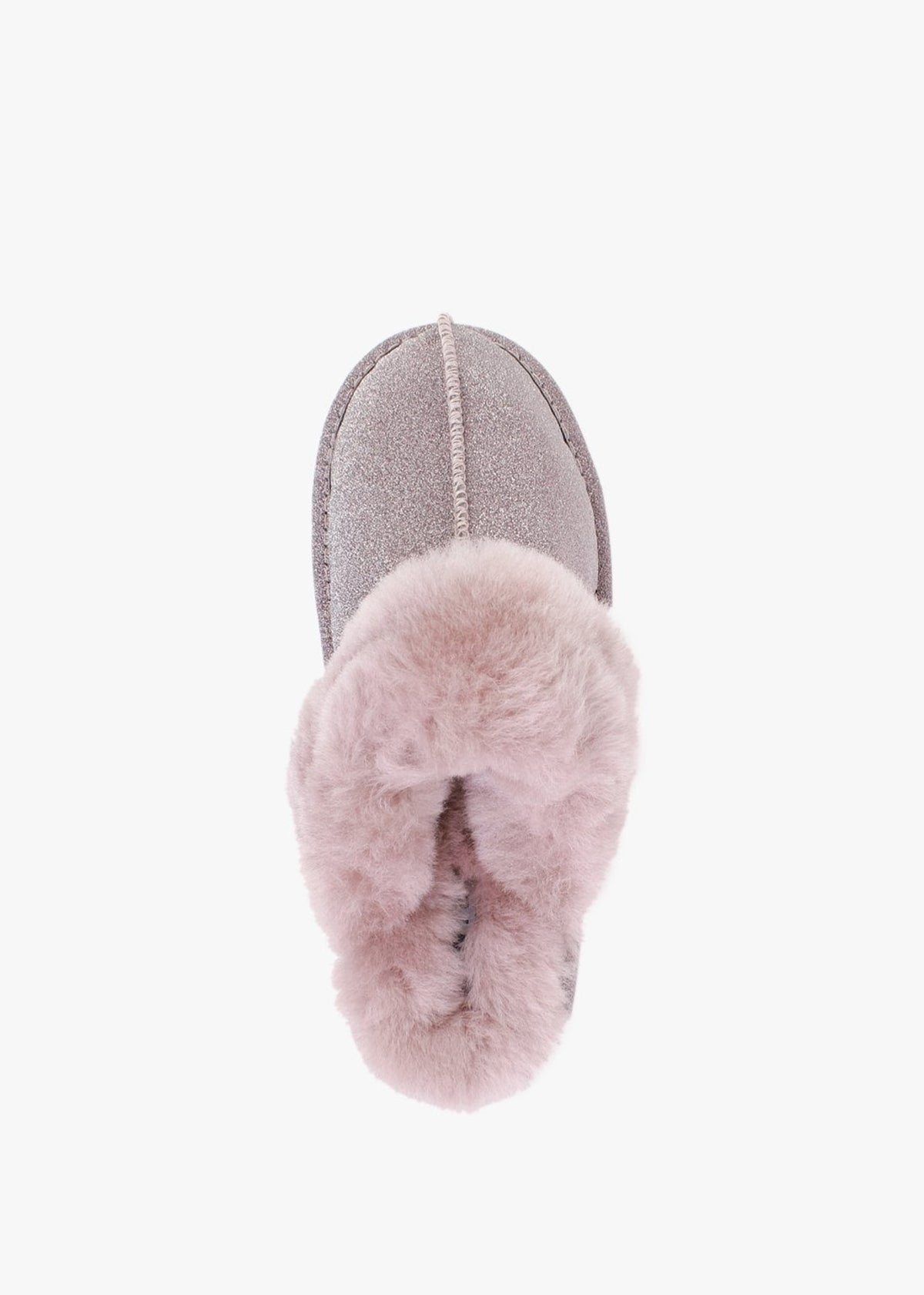 Soglit Lilac Sheepskin Slippers