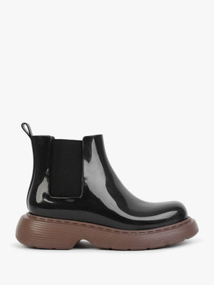 Step Black Chelsea Boots
