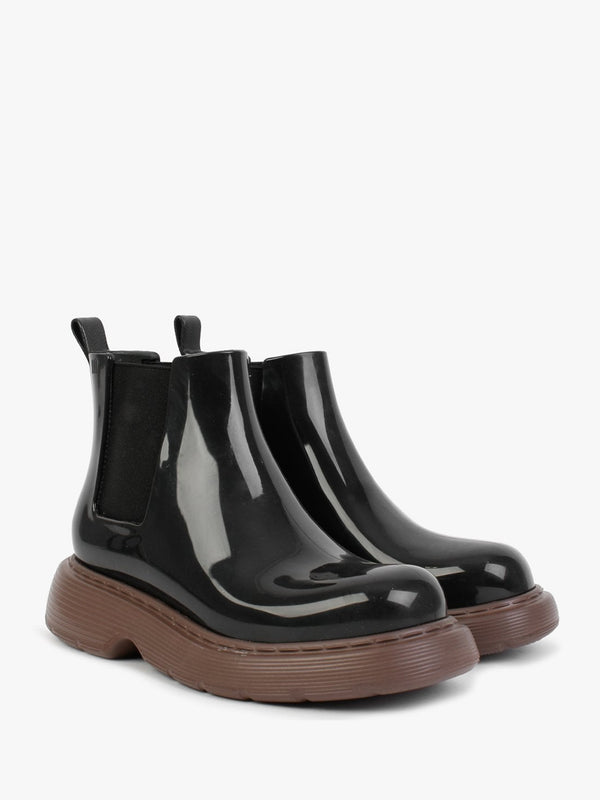 Step Black Chelsea Boots