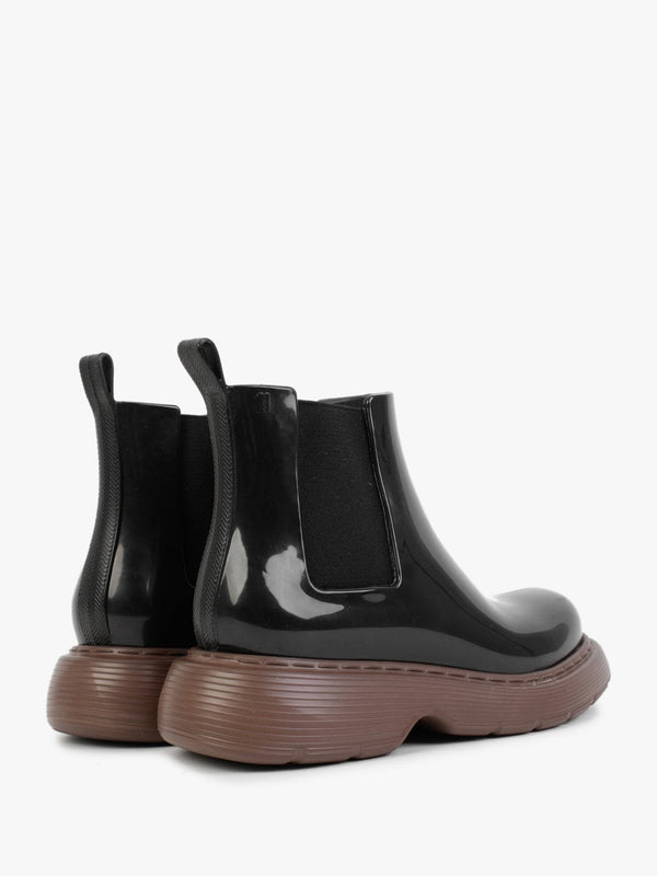 Step Black Chelsea Boots