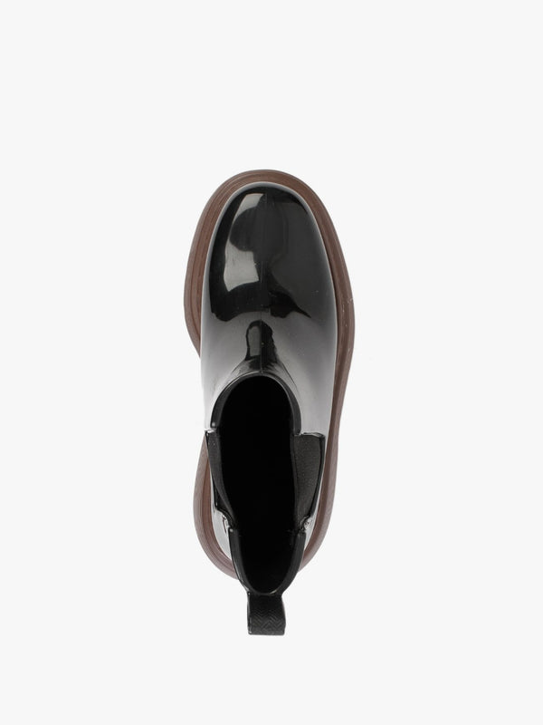 Step Black Chelsea Boots