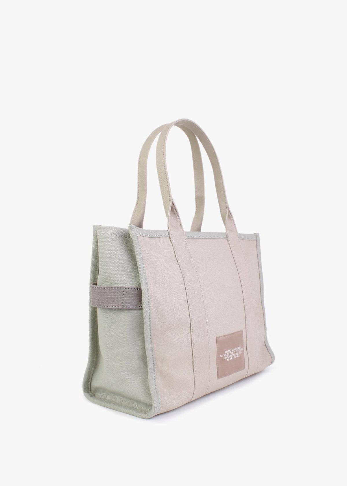 The Colorblock Large Beige Multi Tote Bag
