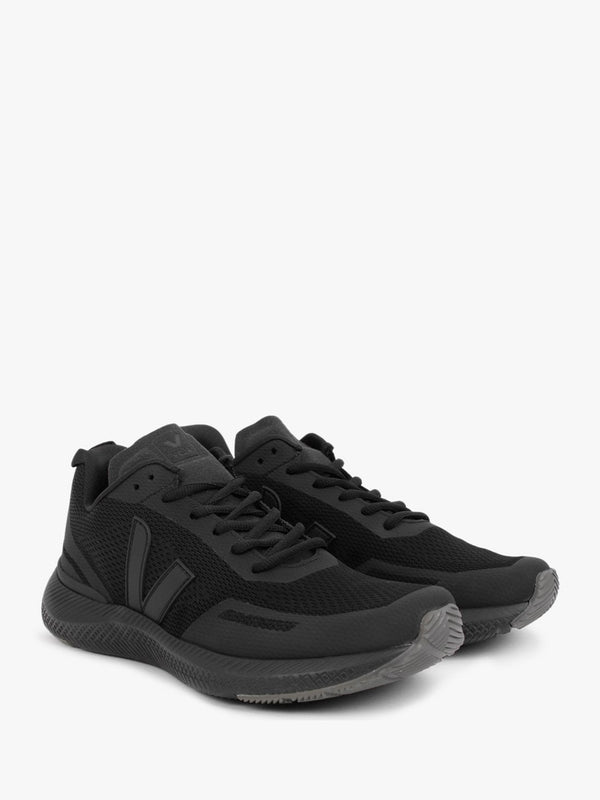 Impala Engineered-Mesh Full Black Kaki Trainers