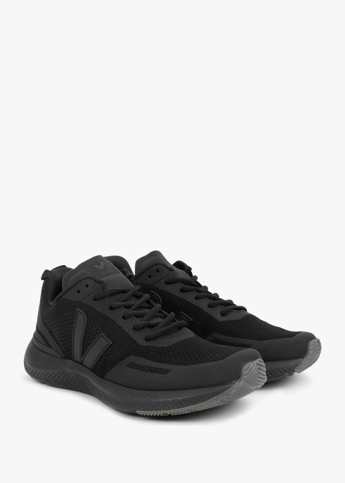 Impala Engineered-Mesh Full Black Kaki Trainers