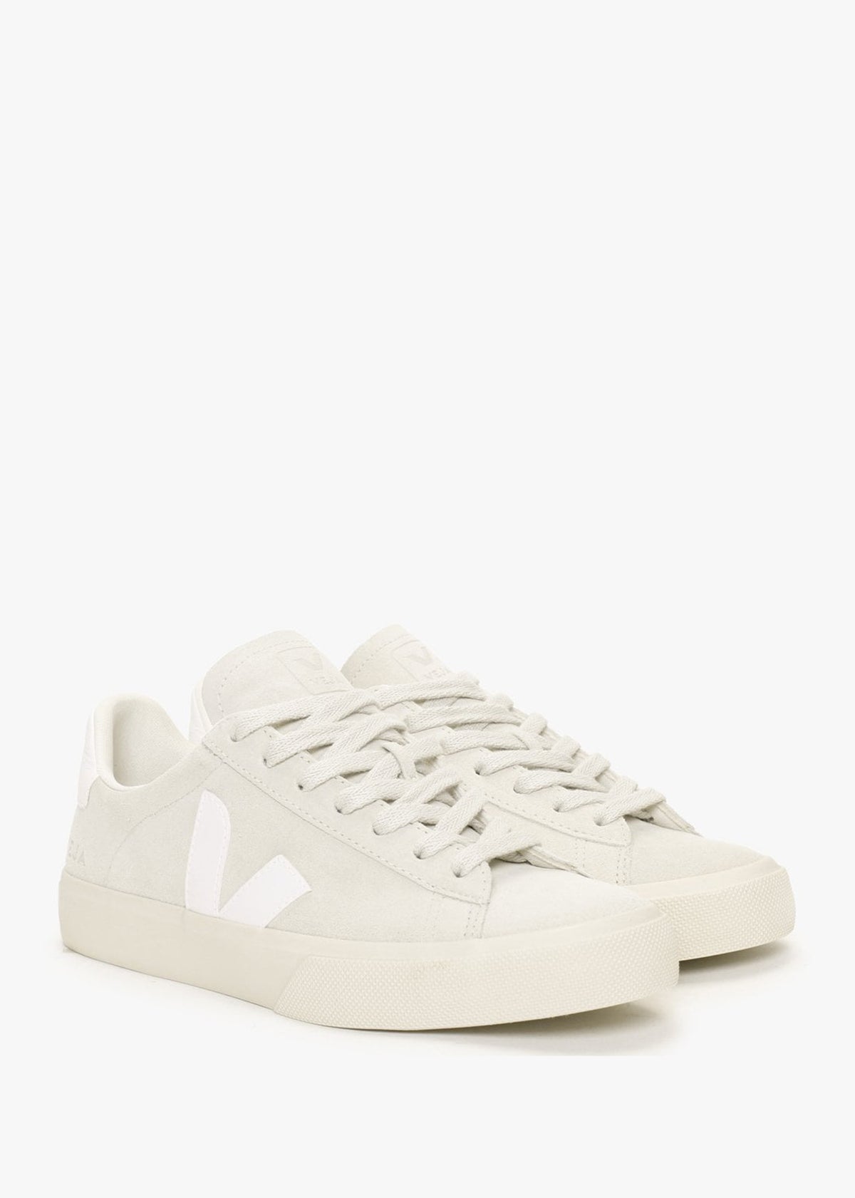 Campo Suede Natural White Trainers