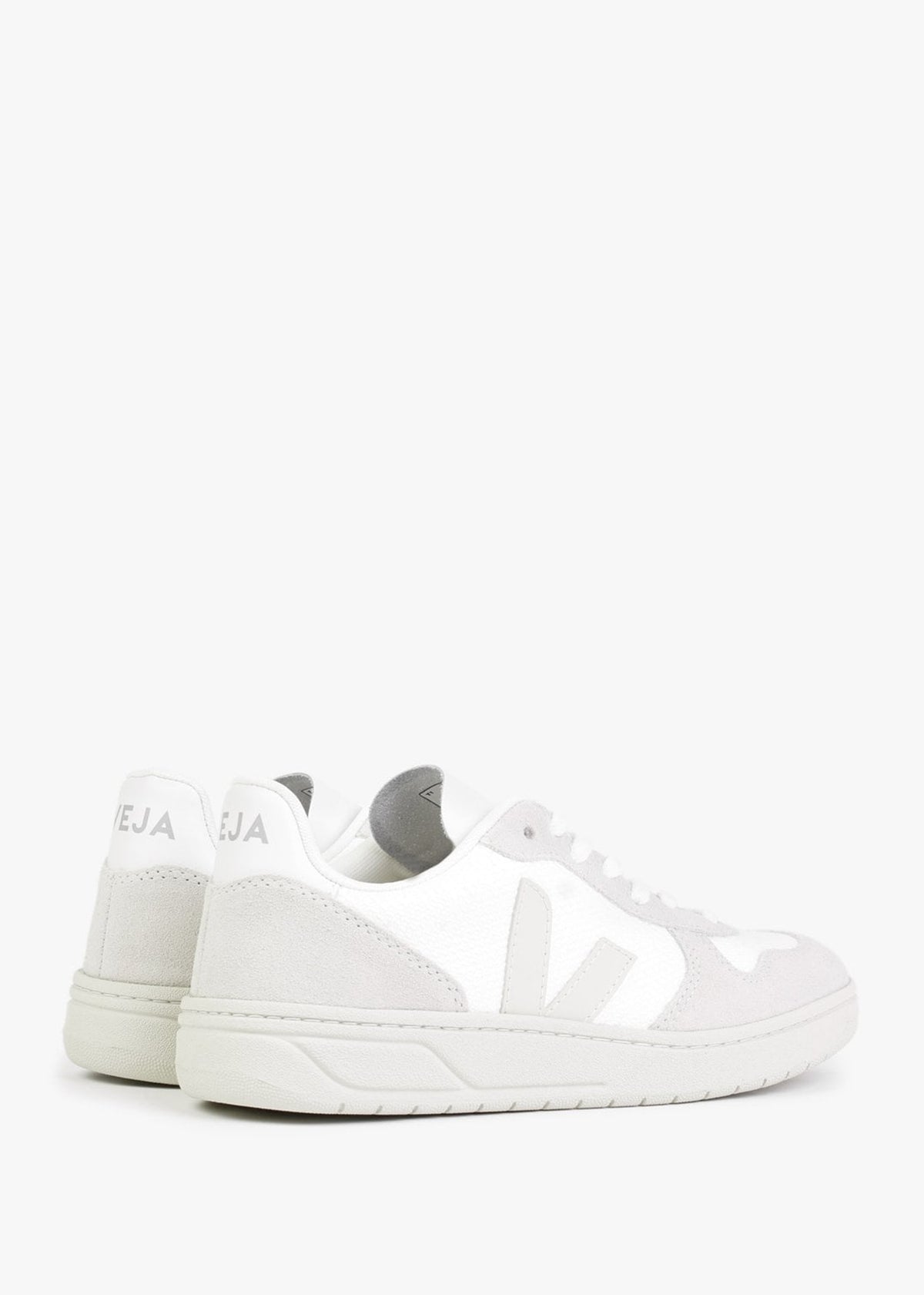 V-10 Leather White Natural Pierre Trainers