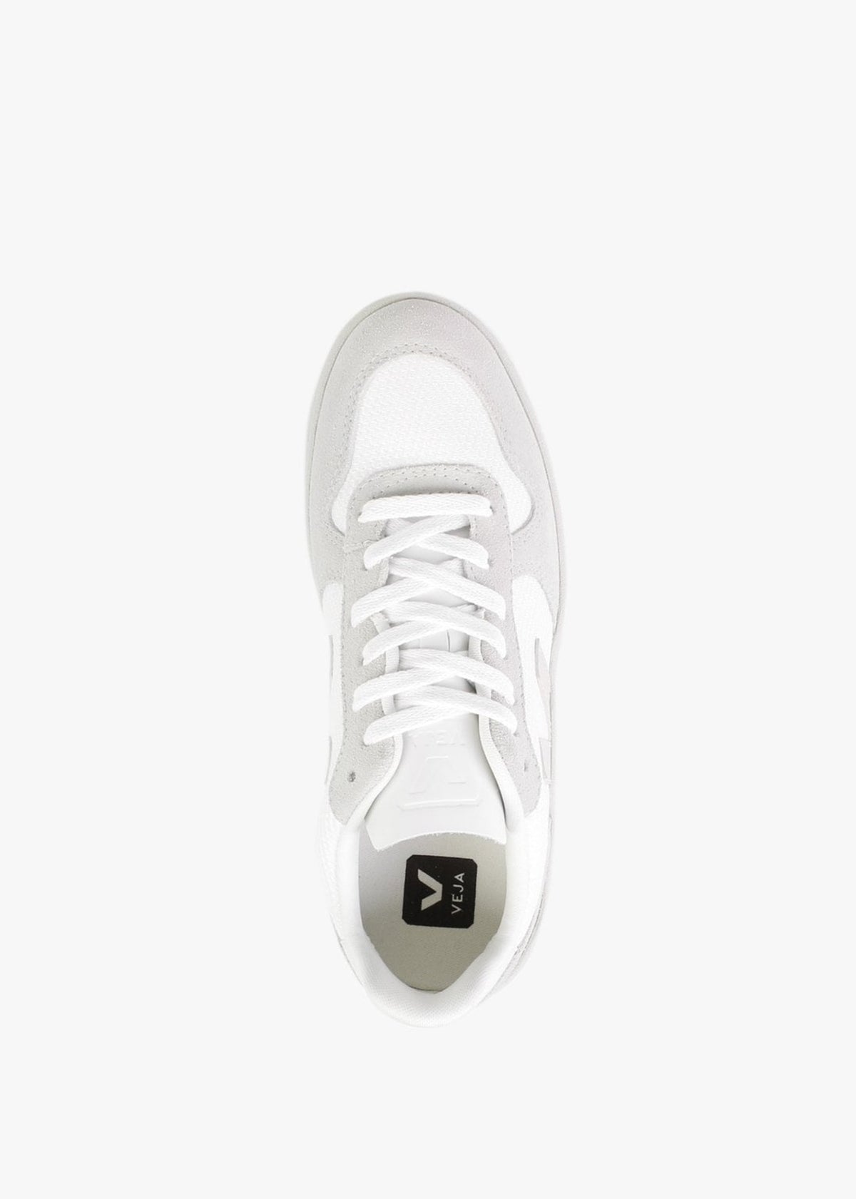 V-10 Leather White Natural Pierre Trainers