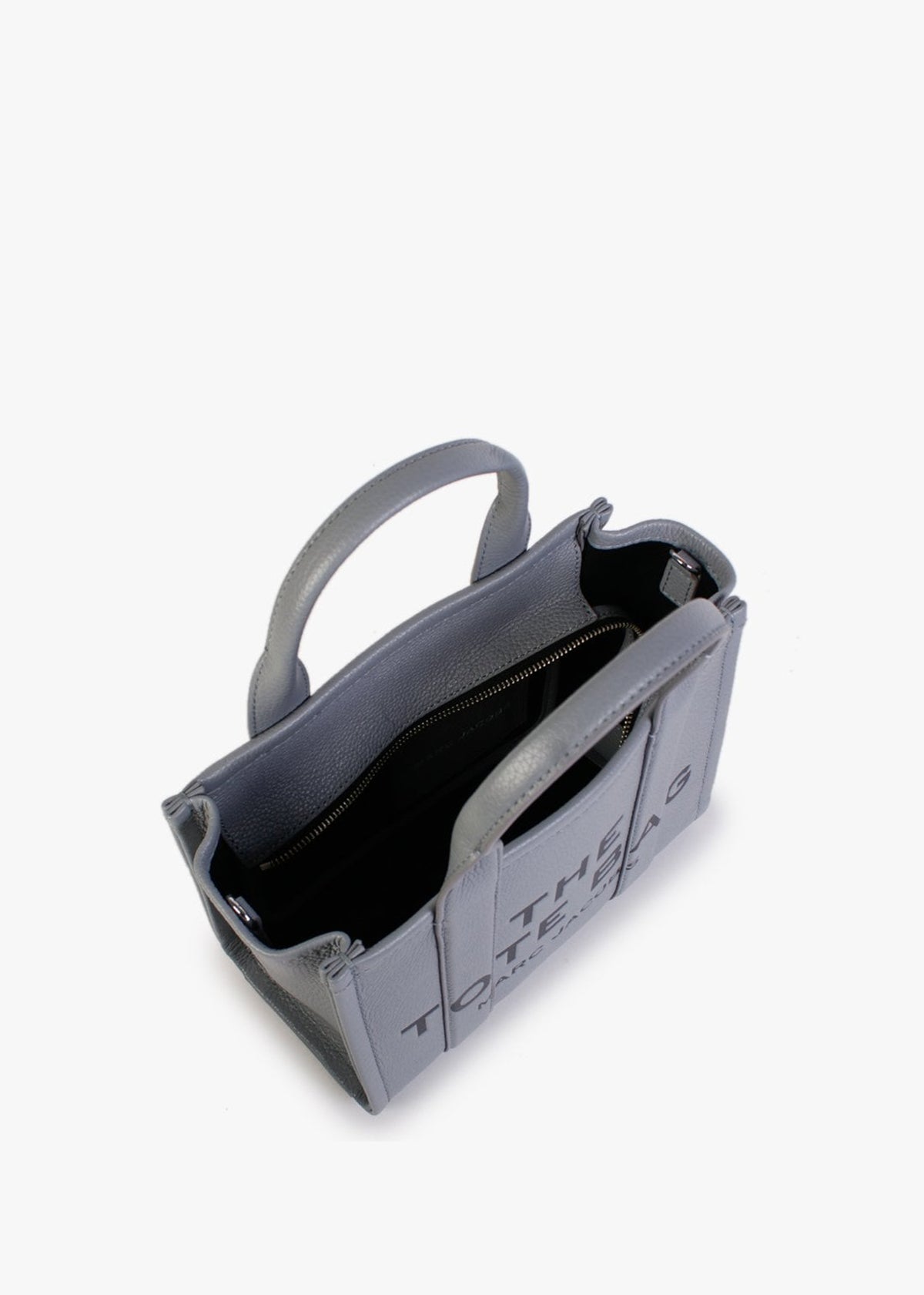 The Leather Small Wolf Grey Tote Bag