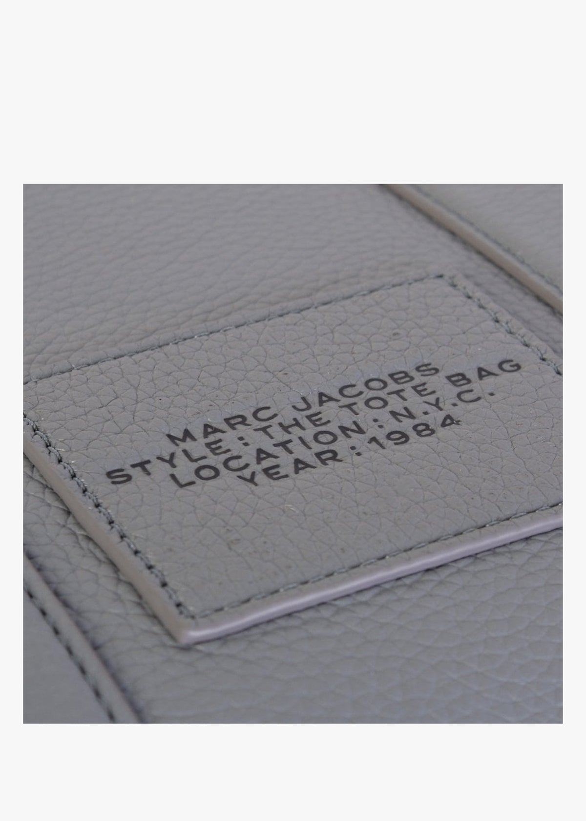 The Leather Small Wolf Grey Tote Bag