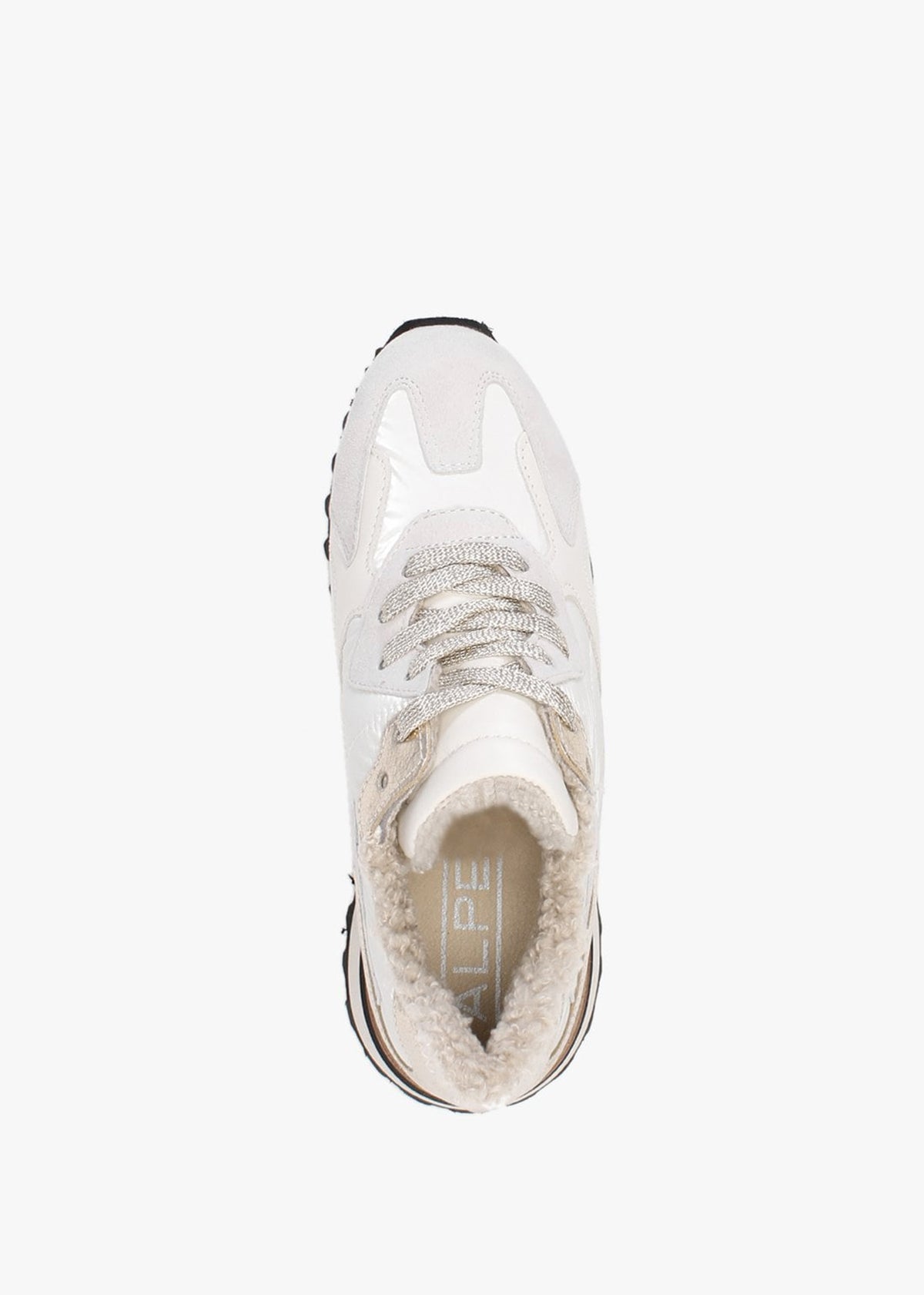 Bisque Cream Suede Mix Trainers