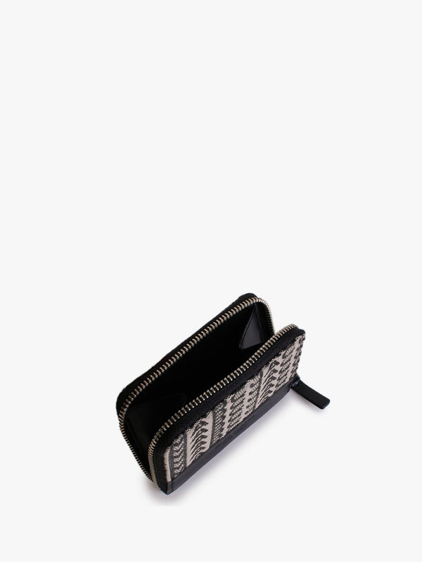 The Monogram Beige Multi Zip Around Wallet