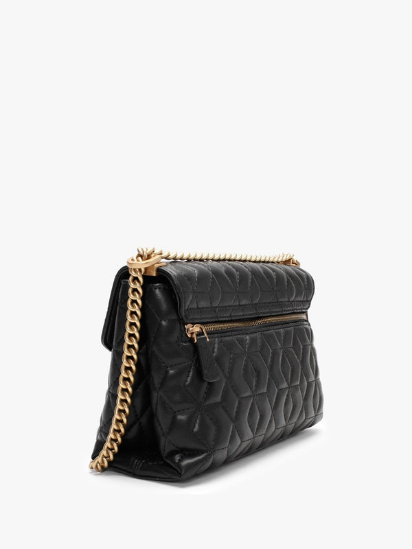 Elenia Black Convertible Cross-Body Bag