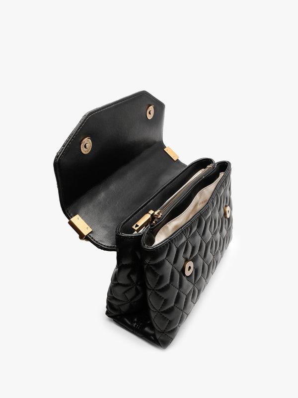 Elenia Black Convertible Cross-Body Bag