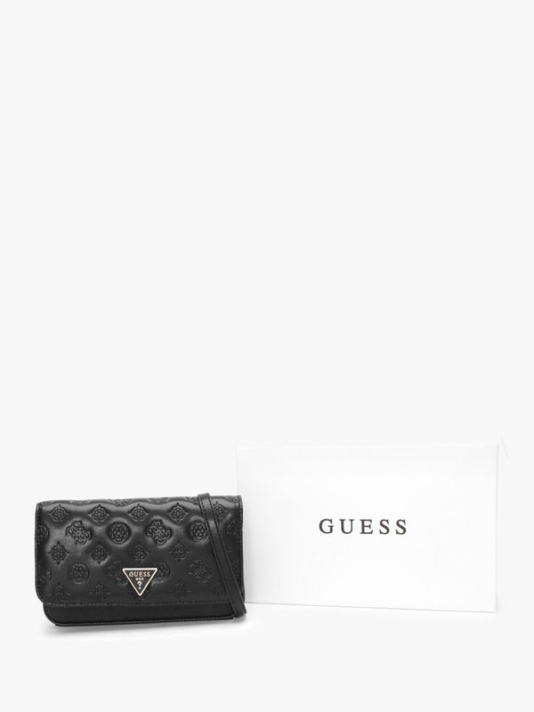 La Femme Signature Black Phone Cross-Body