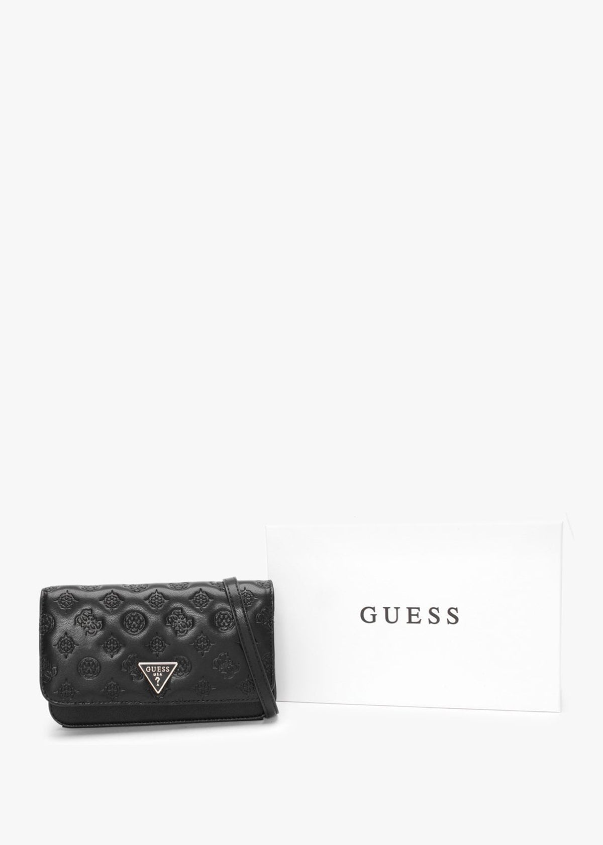 La Femme Signature Black Phone Cross-Body