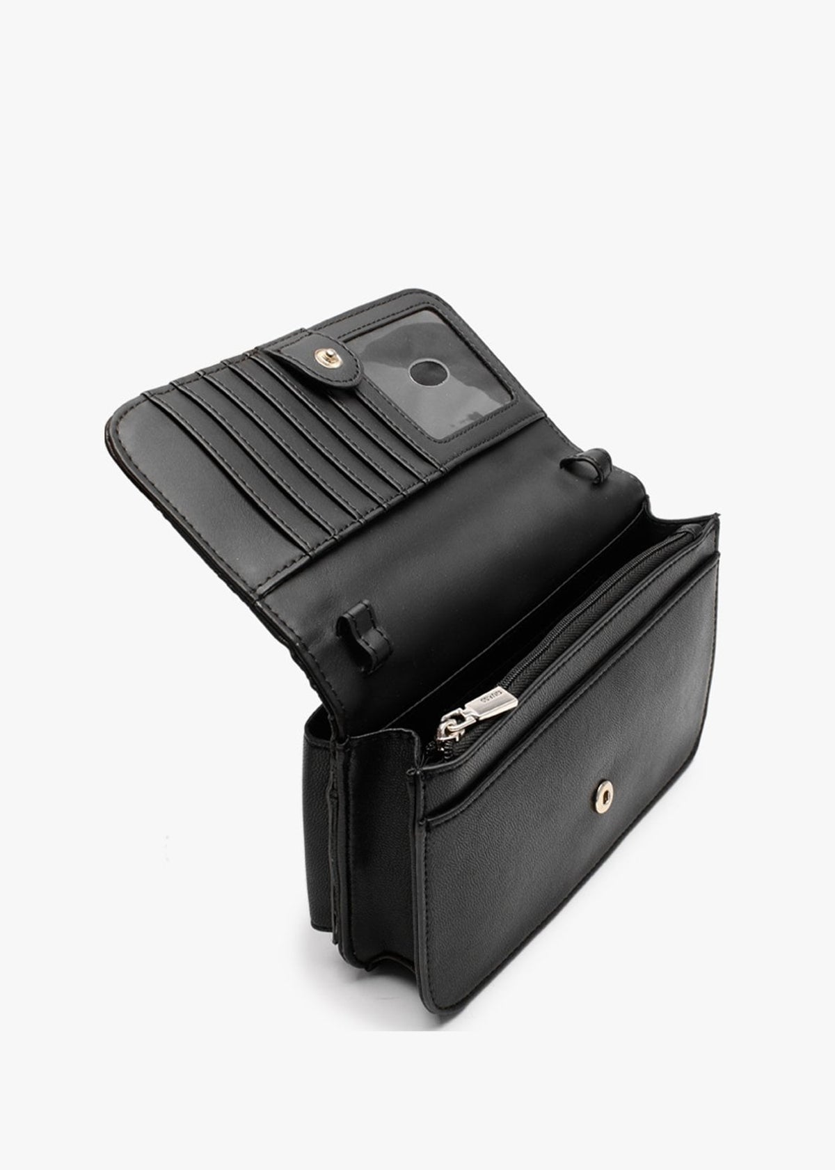 La Femme Signature Black Phone Cross-Body