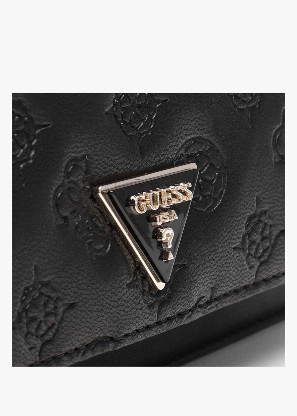 La Femme Signature Black Phone Cross-Body